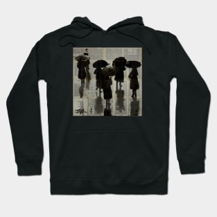 Figures in the rain Hoodie